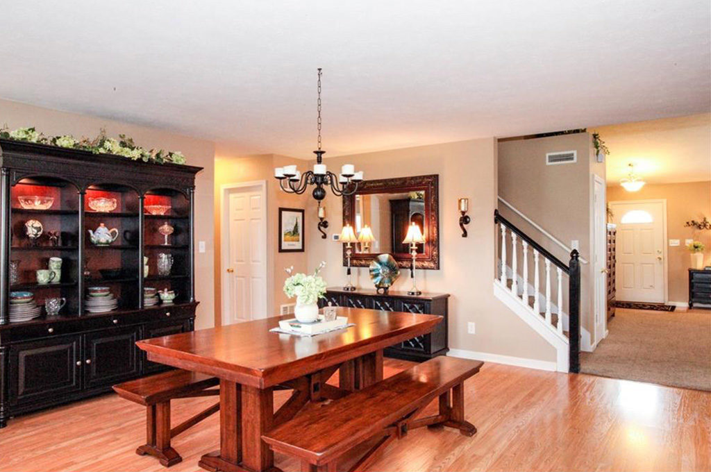 Inside the home Cathy Sturm set up